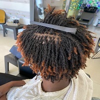 Resserrage microlocks, sisterlocks, dreadlocks